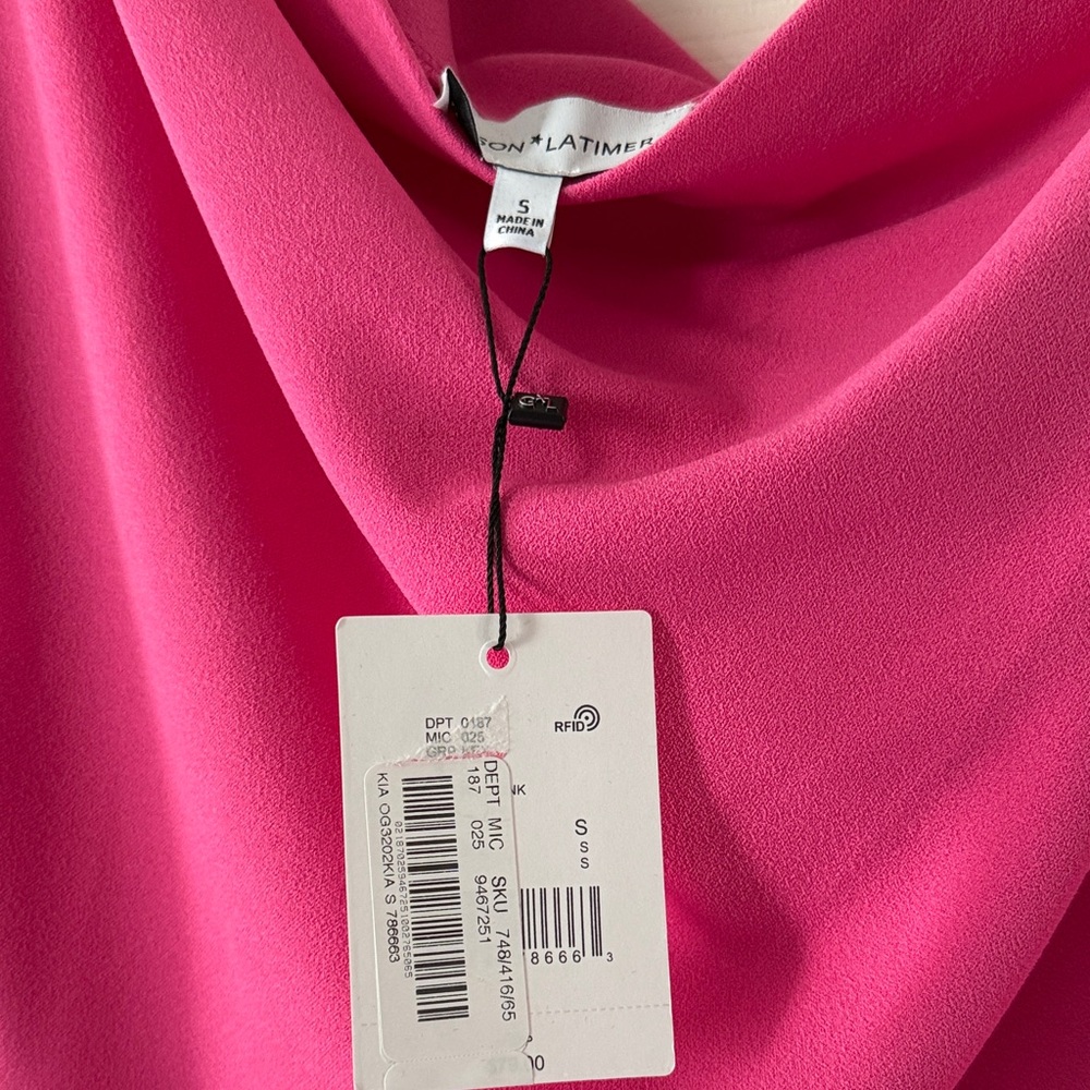 Gibson Latimer Pink Asymmetrical Dress